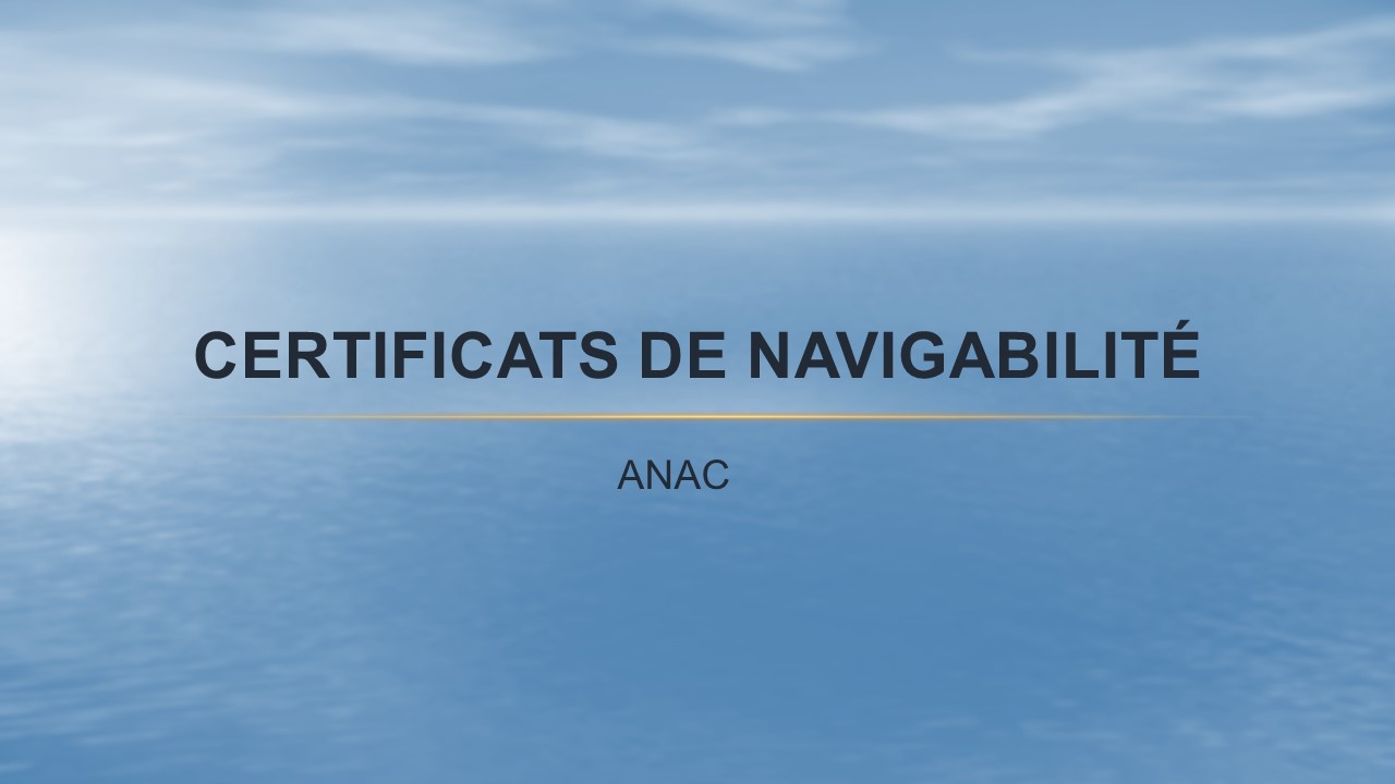 ANAC COMMUNIQUÉS